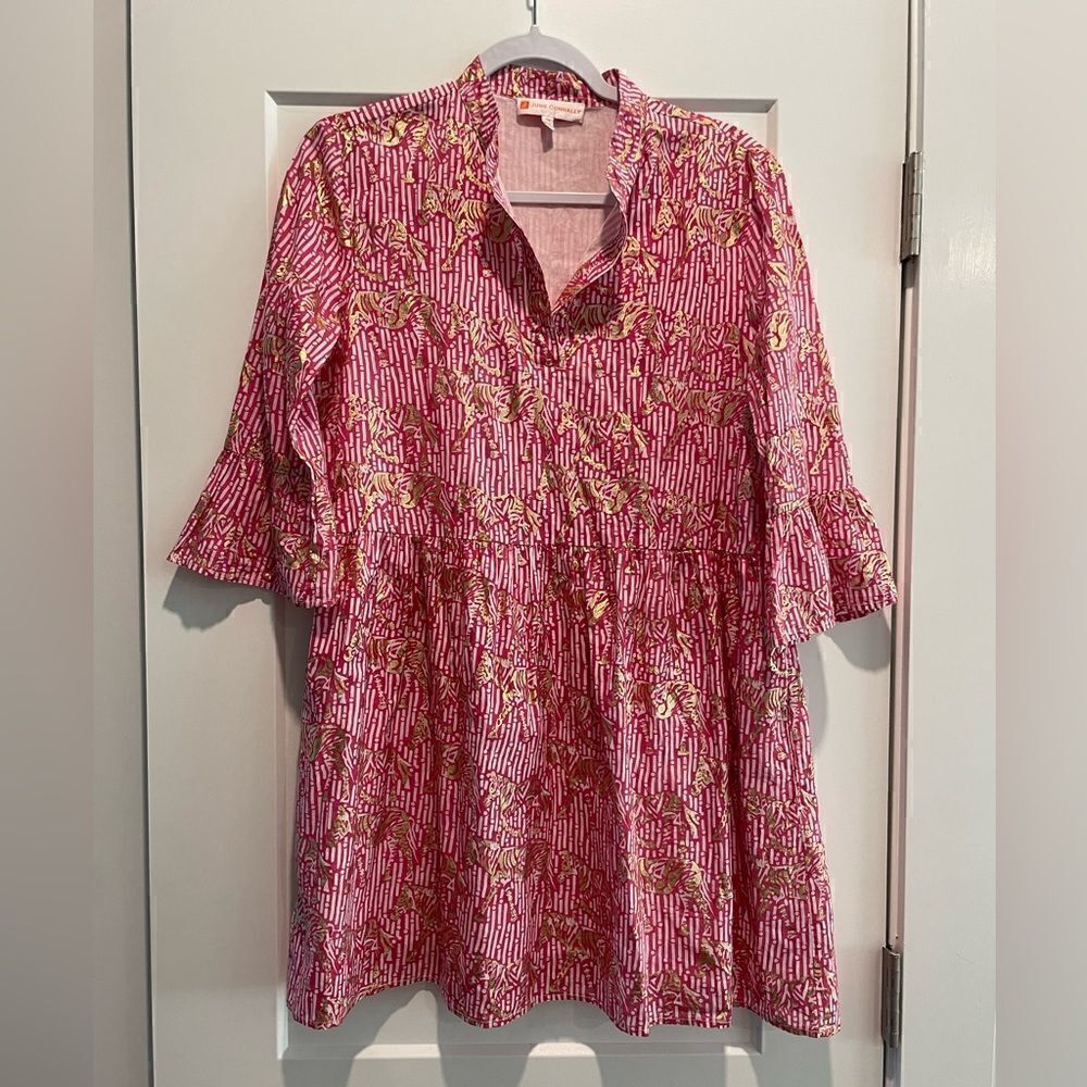 Jude Connally Hidden Zebra Dress